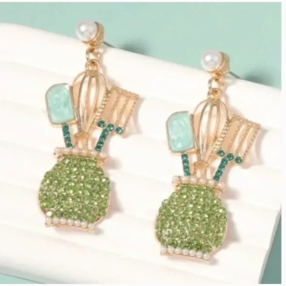 ❤️ FREE Kitchen Baking Boho Peasant Hipster Hippie Art Deco Farm Food Earrings - Picture 1 of 3